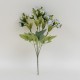 Buchet flori artificiale, 5 fire, culoare bleu, H 30 cm, B.S.P. / SL152_2