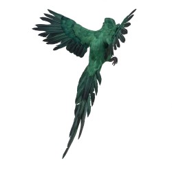 Papagal decorativ suspendat culoare verde, 80x40 cm, B.S.P. / SL160_2
