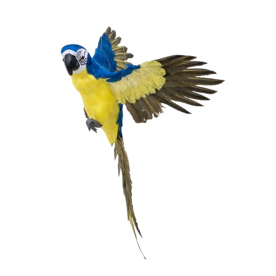 Papagal decorativ suspendat culoare galben, 80x40 cm, B.S.P. / SL160_3