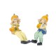 Set 2 figurine din rasina cu picioare atarnatoare, model dovleac, H 16 cm, B.S.P. / SL163_1