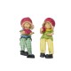 Set 2 figurine din rasina cu picioare atarnatoare, model rodie, H 16 cm, B.S.P. / SL163_2