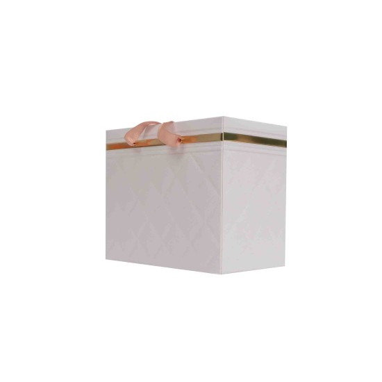 Set 10 cutii din carton, culoare alb, 18x12x15 cm, B.S.P. / SL169_2
