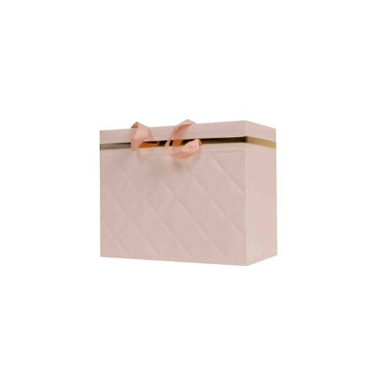 Set 10 cutii din carton, culoare roz, 18x12x15 cm, B.S.P. / SL169_1