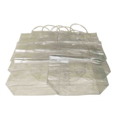 Set 10 pungi transparente, 30X35X12 cm, B.S.P. / SL173