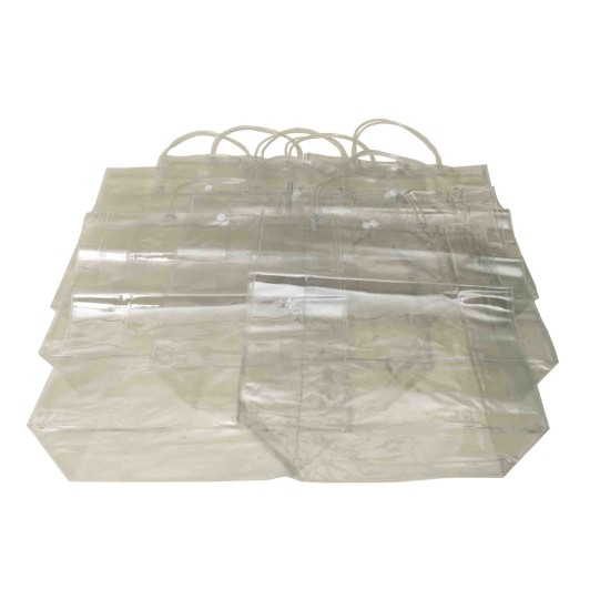 Set 10 pungi transparente, 30X35X12 cm, B.S.P. / SL173