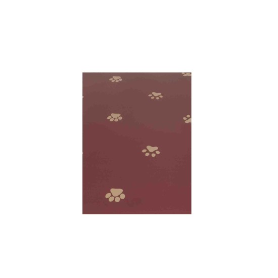 Folie celofan, 20/set, model amprenta, culoare grena, 57x57 cm, B.S.P. / SL182_2