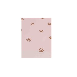 Folie celofan, 20/set, model amprenta, culoare roz, 57x57 cm, B.S.P. / SL182_3