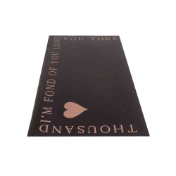 Folie celofan, 20/set, model inima, culoare negru, 57x57 cm, B.S.P. / SL186_2