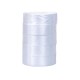 Rola saten, 2.5 cm x 22 m, 5/ set, culoare alb, B.S.P. / SL194_01