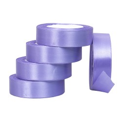 Rola saten, 2.5 cm x 22 m, 5/ set, culoare lila, B.S.P. / SL194_21