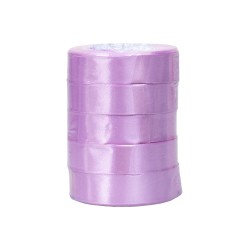 Rola saten, 2.5 cm x 22 m, 5/ set, culoare roz, B.S.P. / SL194_45