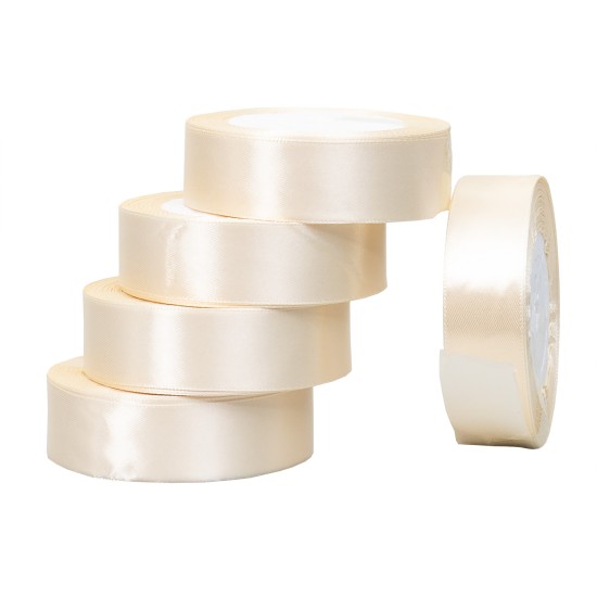 Rola saten, 2.5 cm x 22 m, 5/ set, culoare lila, B.S.P. / SL194_69