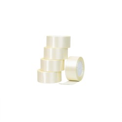 Rola saten, 4 cm x 22 m, 5/ set, culoare crem, B.S.P. / SL195_09