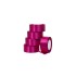 Rola saten, 4 cm x 22 m, 5/ set, culoare magenta, B.S.P. / SL195_28