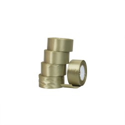 Rola saten, 4 cm x 22 m, 5/ set, culoare maro, B.S.P. / SL195_55