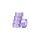 Rola saten, 4 cm x 22 m, 5/ set,culoare lila, B.S.P. / SL195_85