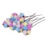 Buchet 10 fire bumbac colorat, H 30 cm, B.S.P. / SL202