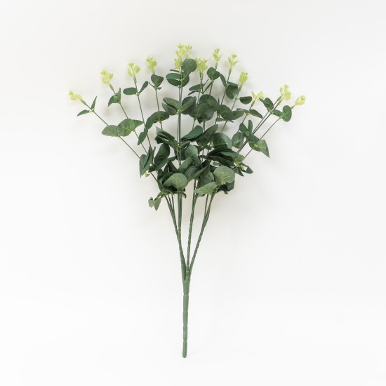 Buchet eucalipt artificial, culoare verde, H 48 cm, B.S.P. / SL203