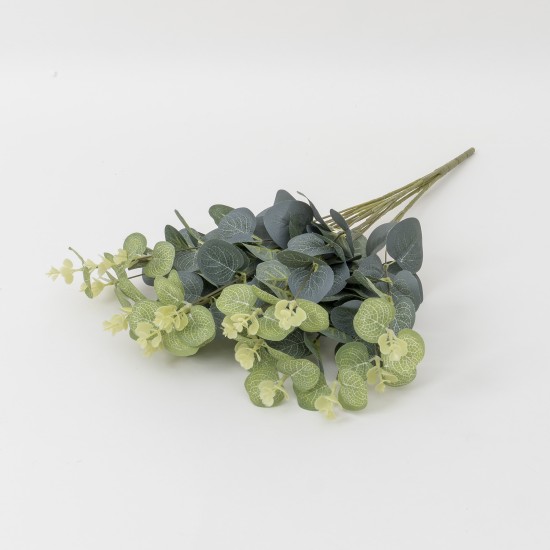 Buchet eucalipt artificial, culoare verde deschis, H 50 cm, B.S.P. / SL204