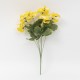 Buchet panselute artificiale, culoare galben, H 35 cm, B.S.P. / SL205_3
