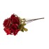 Buchet 10 fire, trandafir + hortensie, 50 cm, culoare rosu, B.S.P. / SL222_1