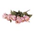 Buchet 9 trandafiri artificiali, culoare roz, H 50 cm, B.S.P. / SL223_3