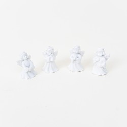 Set 24 ingerasi ceramica, culaore alb, 5x3 cm, B.S.P. / SL226