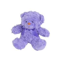 Ursulet din plus, culoare mov, H 18 cm, B.S.P. / SL230_1