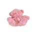 Ursulet din plus, culoare roz, H 18 cm, B.S.P. / SL230_3