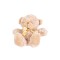 Ursulet din plus, culoare maro deschis, H 18 cm, B.S.P. / SL230_5