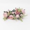 Buchet bujor artificial + eucalipt , culoare roz, 45x20 cm, B.S.P. / SL240_3