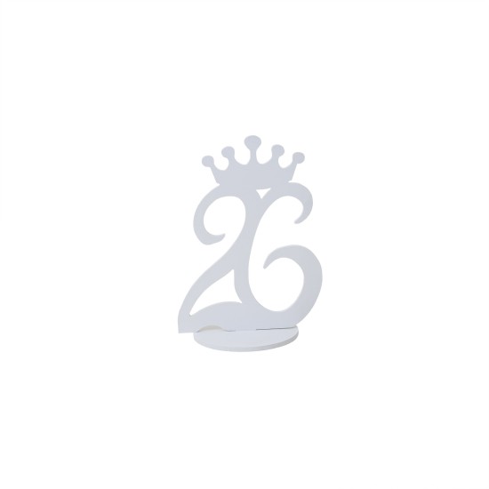 Set numere masa, 1-30, culoare alb, H 30 cm, B.S.P. / SL271