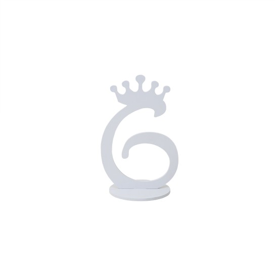 Set numere masa, 1-30, culoare alb, H 30 cm, B.S.P. / SL271