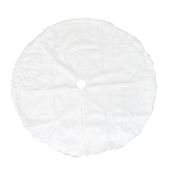 Covor pentru brad, din blanita sintetica, culoare alb, 1m, B.S.P. / SL304