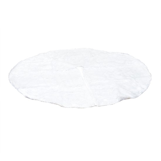 Covor pentru brad, din blanita sintetica, culoare alb, 1m, B.S.P. / SL304