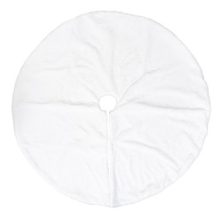 Covor pentru brad, din blanita sintetica, culoare alb, 1.1m, B.S.P. / SL305