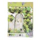 Set aranjament baloane pentru arcada, decor verde + plus frunze decorative, 141 piese, B.S.P. / SL319