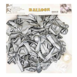 Set aranjament baloane pentru arcada, decor de culoare argintiu / SL327