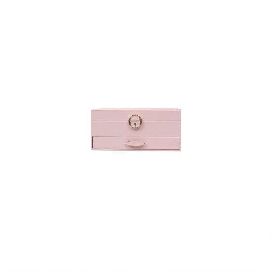 Cutie pentru bijuterii cu un sertare, culoare roz, 25x17x11 cm, B.S.P. / SL361_R