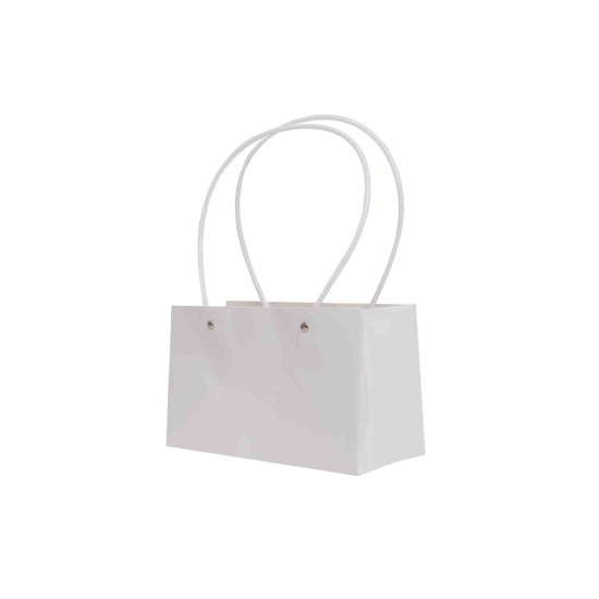 Set 10 pungi pentru ghiveci, culoare alb, 22x13.5x10 cm, B.S.P. / SL362_4