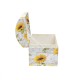 Cutii cadou, model cufar, impimeu floarea-soarelui, 3/set, B.S.P. / SL377_G