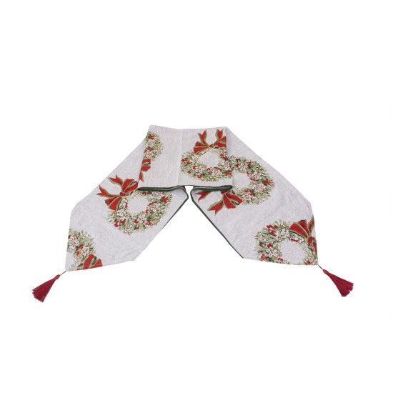 Napron decorativ pentru masa, model coronita, 33x180 cm, B.S.P. / SL378_5