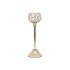 Suport lumanare,din metal, culoare auriu, H 23.5 cm, B.S.P. / SL387