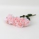 Buchet 9 trandafiri artificiali, culoare roz, H 40 cm, B.S.P. / SL393_3