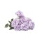Buchet 9 flori artificiale, culoare lila, H 45 cm, B.S.P. / SL396_L