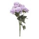 Buchet 9 flori artificiale, culoare lila, H 45 cm, B.S.P. / SL396_L