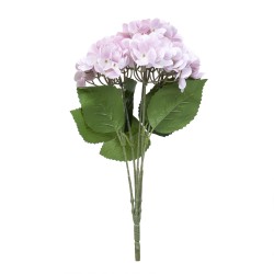 Buchet 5 fire, hortensie, H 45 cm, culoare mov inchis, B.S.P. / SL398_RZ