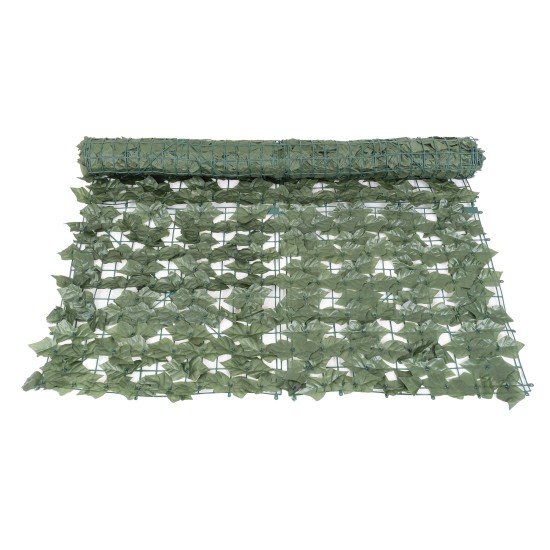 Gard artificial din frunze, culaore verde, 3x1 m, B.S.P. / SL404