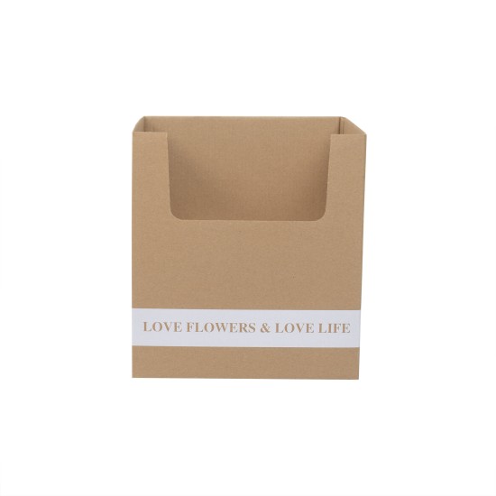 Cutie din carton, culoare maro, 24x24x26 cm, B.S.P. / SL425_M