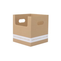 Cutie din carton, culoare maro, 24x24x26 cm, B.S.P. / SL425_M